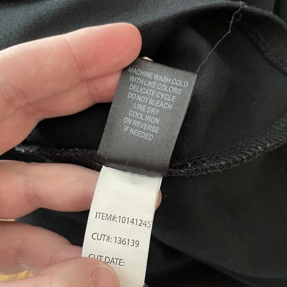 Torrid Women 2X Black Ponte Stretch Pull-On Envelope Back Midi Pencil Skirt - Picture 9 of 9